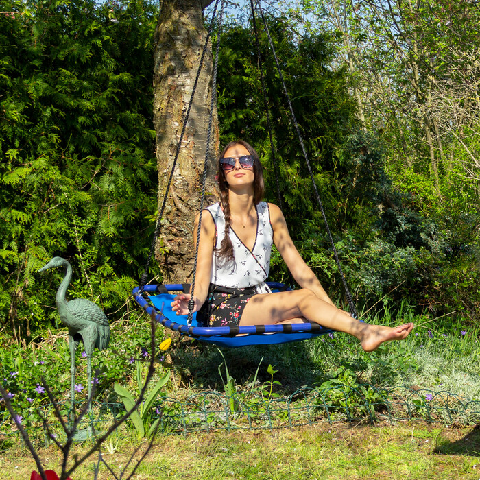 Relaxdays Outdoor Nest Swing, rectangular