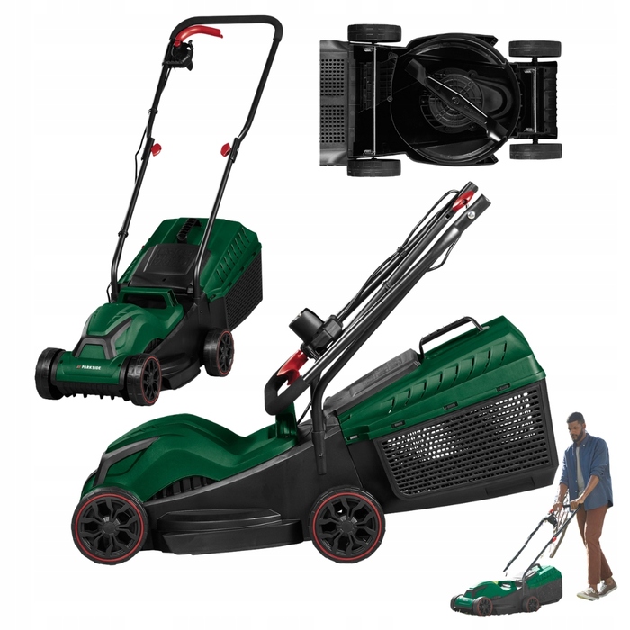 Електрична газонокосарка PARKSIDE PRM 1300 C3, 1300 Вт, травозбірник 30 л