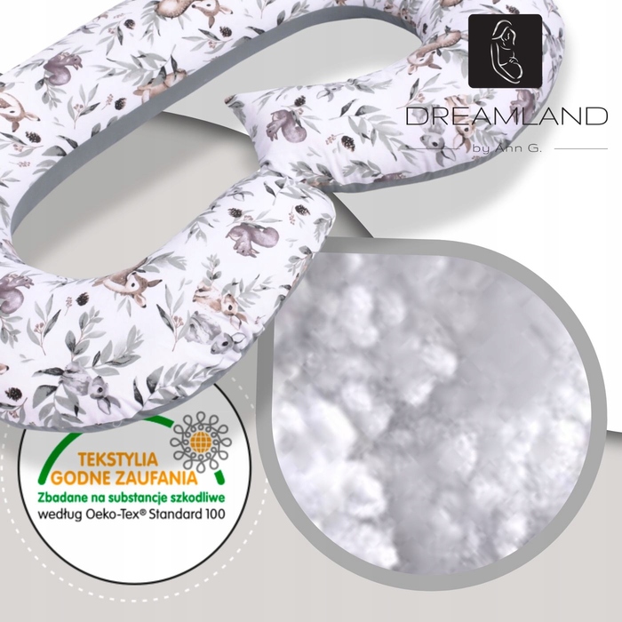 Подушка для сну Dreamland Medic, силіконізоване волокно