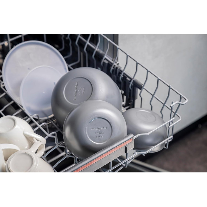 KitchenAid 3-Piece Nesting Mixing Bowls - Charcoal Gray (4pc Meal Prep Bowls)