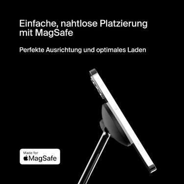 Belkin MagSafe 3-в-1 Бездротова Зарядка: Швидка Зарядка для iPhone, Apple Watch та AirPods (15W) - Чорний