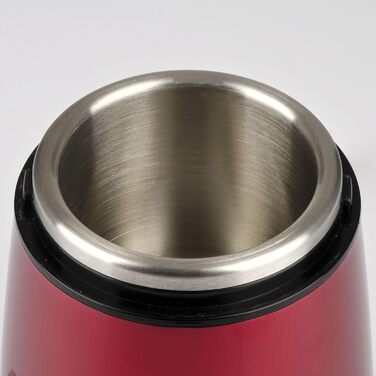 Кавомолка Ferrari G20076 CafExpress: потужність 150 Вт, подрібнювач спецій та кави, функція Pulse, нержавіюча сталь, червона