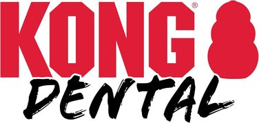 KONG Extreme Dental з мотузкою – іграшка для собак, наповнювана, каучукова, для догляду за зубами середніх порід