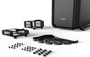 be quiet! Silent Base 802 Black - корпус ПК з 2 вентиляторами Pure Wings 2 та підтримкою радіаторів до 360 мм, 3-рівнева система керування вентиляторами