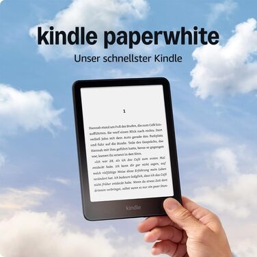Amazon Kindle Paperwhite 16GB – Чорний електронний читач з 7-дюймовим екраном та тривалим часом роботи від акумулятора (з рекламою)