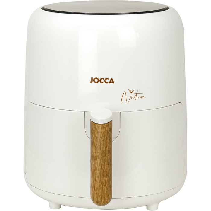 JOCCA аерофритюрниця 3,8 л, без олії, 1450 Вт, LED сенсор, енергоощадна, біла