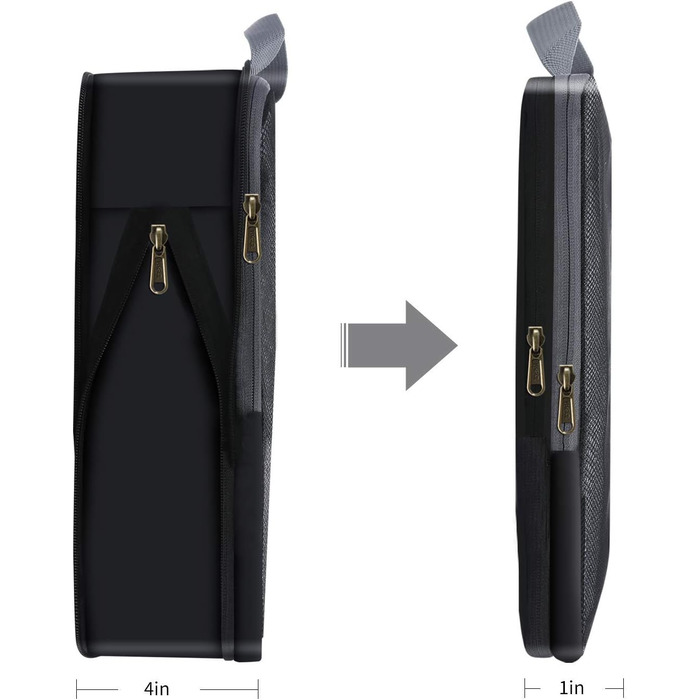 Органайзери для подорожей Eono by Amazon (4 шт.): компресійні куби для пакування валіз та рюкзаків