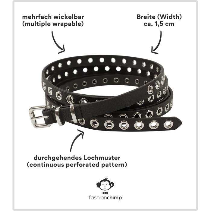 Жіночий пояс-корсет з прорізними заклепками та срібною пряжкою, ширина 1,5 см, рожевий