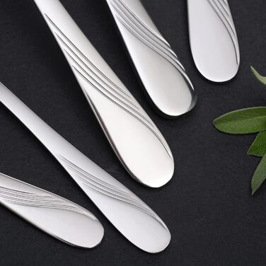 GRÄWE Cutlery Case for 12 People made of Stainless Steel, 60-Piece Cutlery Set, Nickel-Free, Rust-Proof, Hand-Polished, Dishwasher-Safe - Stralsund Series