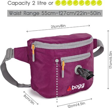 BOGG Універсальна сумка-переноска для собак | Диспенсер для пакетів та контейнер для відходів (Бромберг)