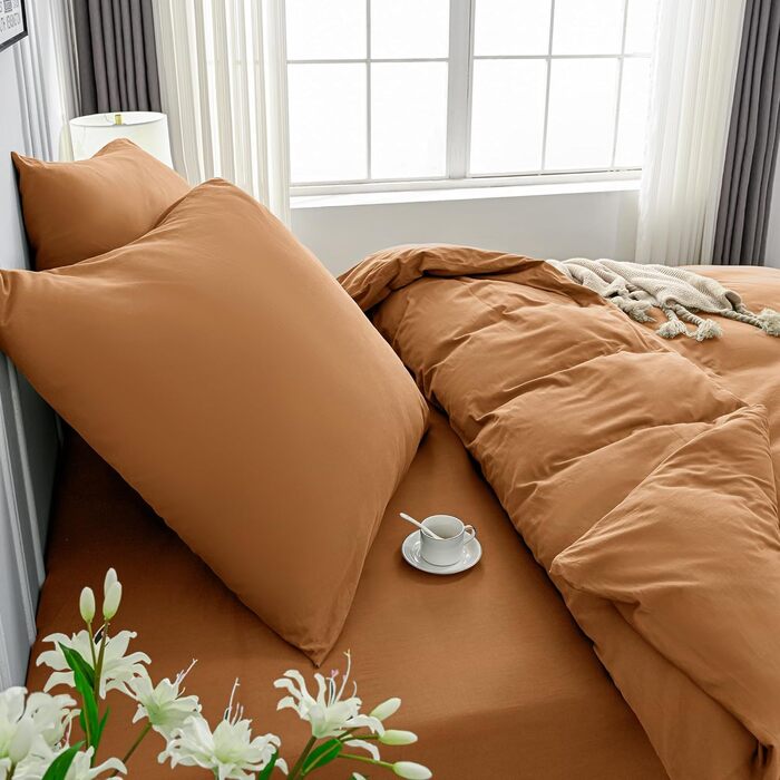 Комплект постільної білизни JELLYMONI 135x200 з бавовни, Oeko-Tex, 2 шт. (Покривало 135x200 + Наволочка 40x80)