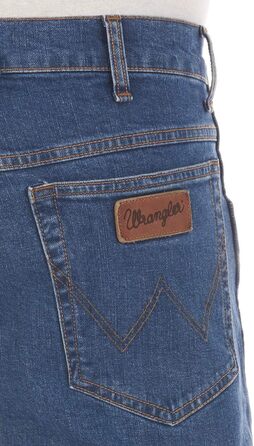 Джинси чоловічі Wrangler Texas Stretch Regular Fit, Authentic Straight, Denim, сині (33W/36L)