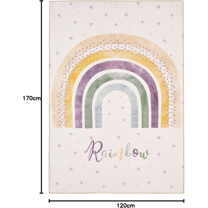 Дитячий килим SIMPEX KinderTeppich, принцеса, рожевий 80x120 см, килим в дитячу кімнату