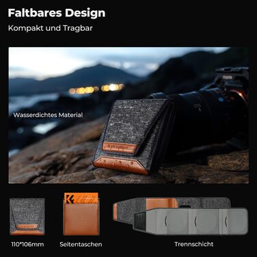 Набір фільтрів K&F Concept 62mm: UV, CPL, ND4 (Nano-Klear)