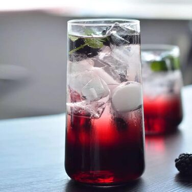 Krosno Highball Juice Glass, 540 ml, Avantgarde Collection, perfect for home, restaurants, parties, dishwasher-safe, 6 pieces