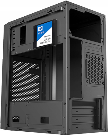 Корпус Cased A-1716 Micro-Tower, чорний