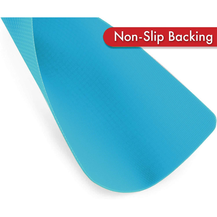 Набір килимків для обрізки Dexas, 4 шт., 14x20 см, антиковзкі, для кухні (сірий, червоний, білий, зелений)