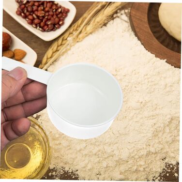 Cabilock 2 Sets Stainless Steel Measuring Spoons Kitchen Machine Cookware Easy Cleaning Utensils Gadgets Measuring Cups Spoons For Coffee Powder Measuring Spoons For Home Stainless Steel White 4 Pieces * 2
