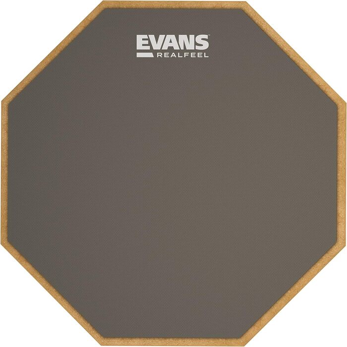 Evans RealFeel Пад для тренування ударників, гумовий, односторонній, монтаж на стійку, 7 дюймів