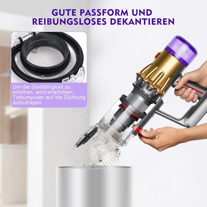 Контейнер для пилу Dyson V12 Slim (965272-01) з фільтром | Запчастина для V12 Detect Slim