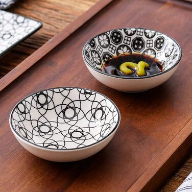 Набір посуду Vancasso HARUKA Sushi Set: 6 предметів для суші (2 особи), порцеляна, Японія