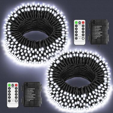 Льодогенератор для дому: компактний, з LED підсвіткою, 200 LED, для вечірок, свят, саду, балкону, ялинки. Білий колір, вологостійкий, з пультом та таймером