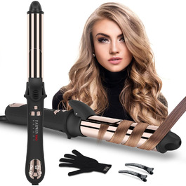 Автоматичний локон PARWIN PRO BEAUTY 25 мм з нано-титановим покриттям, LCD дисплеєм, 120-210°C