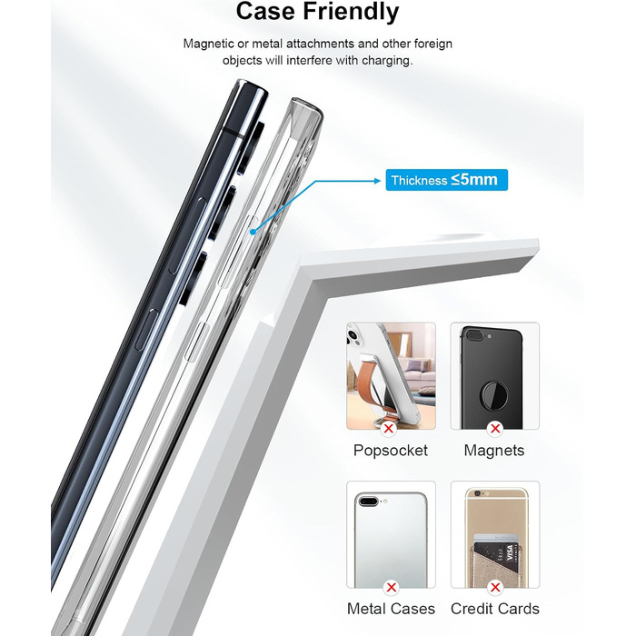 Бездротова зарядна станція NANAMI 3-в-1 для Samsung Galaxy Watch 7/6/5/4, Buds, S26/S25/S24/S22/Z Flip/Fold, Note 20 - Біла