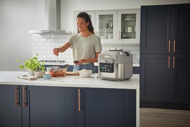 Мультиварка Ninja Speedi 5.7L 10-в-1: мультикокція, фритюрниця, гриль, випічка, Stone Gold ON500EUSTGD