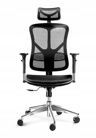 Ергономічне крісло Diablo Chairs V-Basic, тканина, чорне