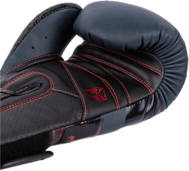 Боксерські рукавички Venum Elite Evo (Морський, Чорний, Червоний, 14 Oz)