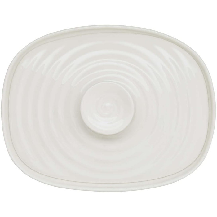 Portmeirion Home & Gifts Butter Dish (White)