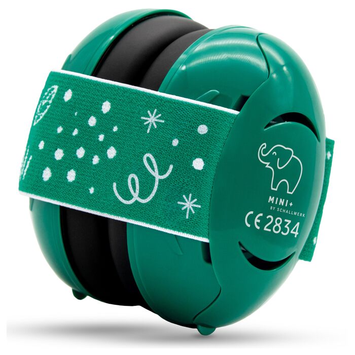 Schallwerk Mini+ - Шумоізоляційні навушники для малюків (Jungle Green)