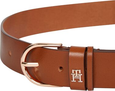Жіночий шкіряний ремінь Tommy Hilfiger Essential Effortless 3.5 Aw0aw16837, колір коричневий (Cognac)
