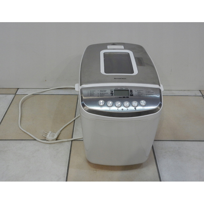 Хлібопічка SilverCrest EDS SBB 850 F2, біла, 850 Вт