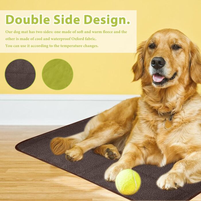 Складана водонепроникна ковдра для собак на прогулянку - килимок для собак Outdoor, 100 x 70 см, нековзний - ковдра для домашніх тварин, собак, цуценят, котів