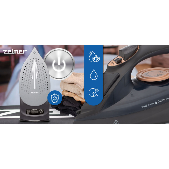 Парова праска Zelmer ZIR1505 2400 Вт