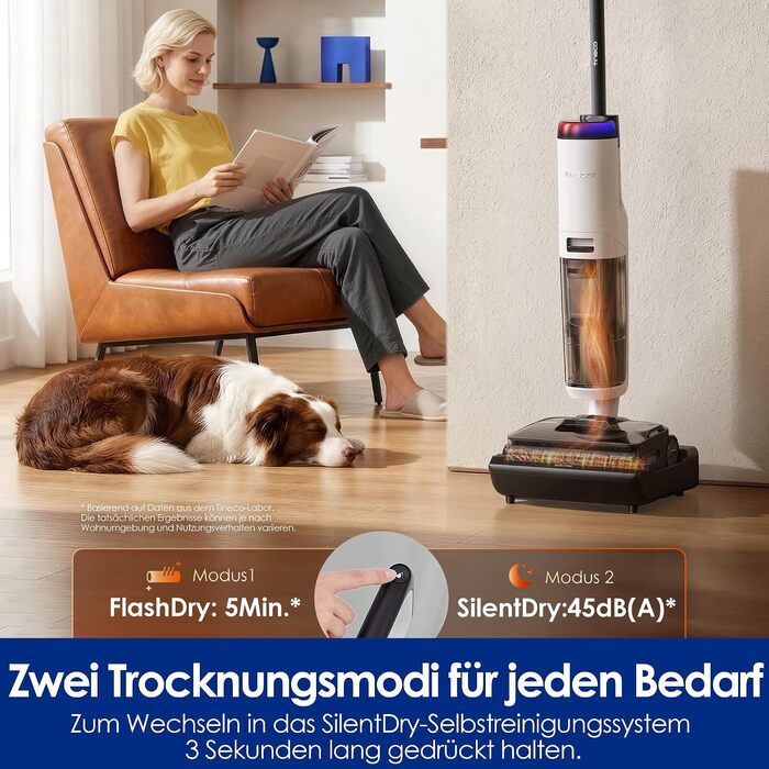 Вертикальний миючий пилосос Tineco Floor ONE S7 Stretch Turbo з функцією FlashDry та DualBlock