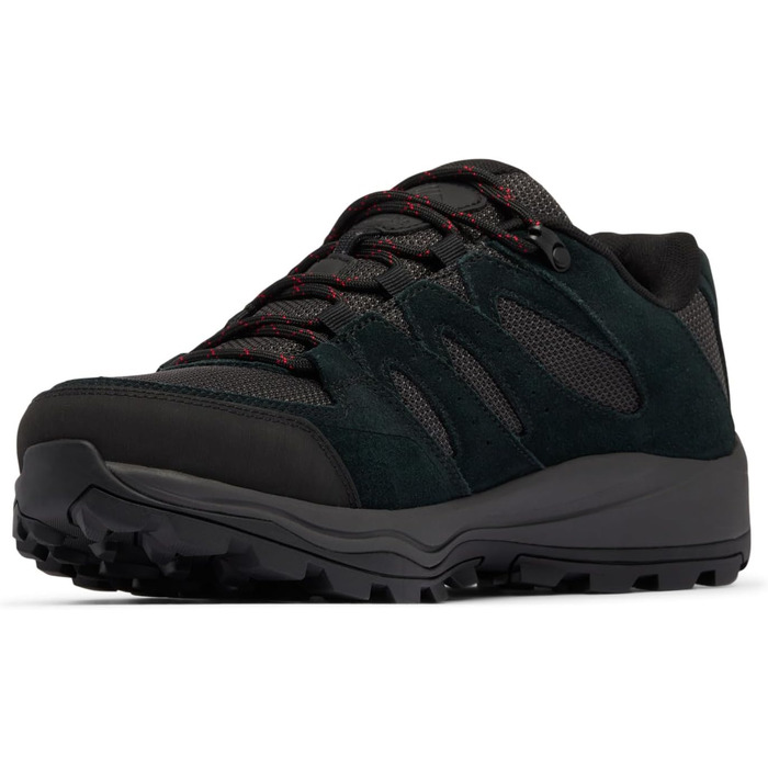 Чоловічі трекінгові черевики Columbia Redmond Iv Low Waterproof Mid Rise, чорний/червоний