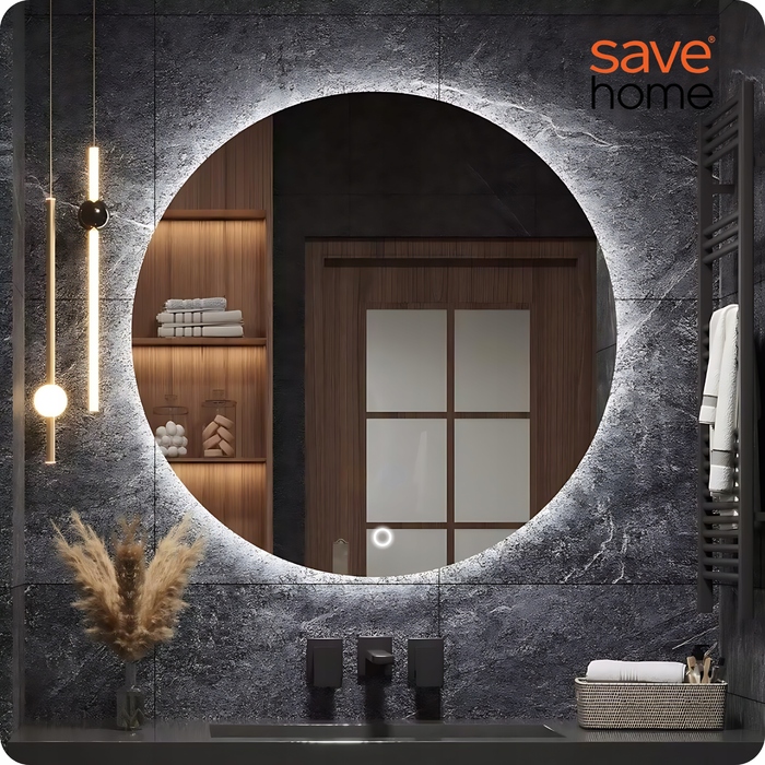 Настінне кругле дзеркало Save Home, 800 x 800 мм