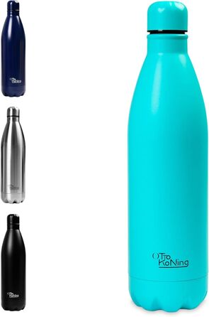 Термос-пляшка з нержавіючої сталі Otto Koning, 1000 мл, подвійні стінки, вакуумна ізоляція, BPA-free, зелений