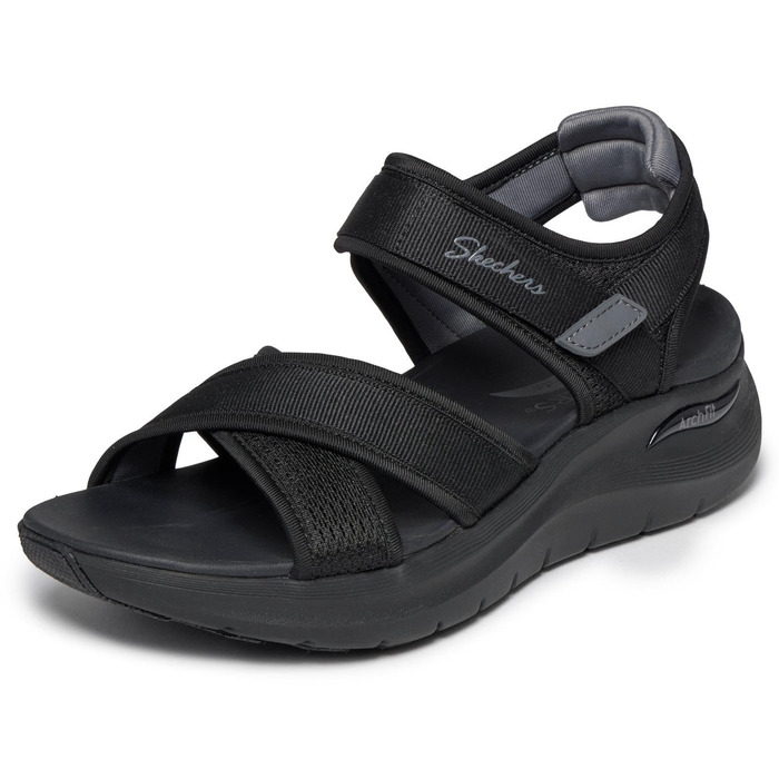 Сандалі жіночі Skechers Arch Fit 2.0 Feelin' Bright чорні, розмір 41 EU
