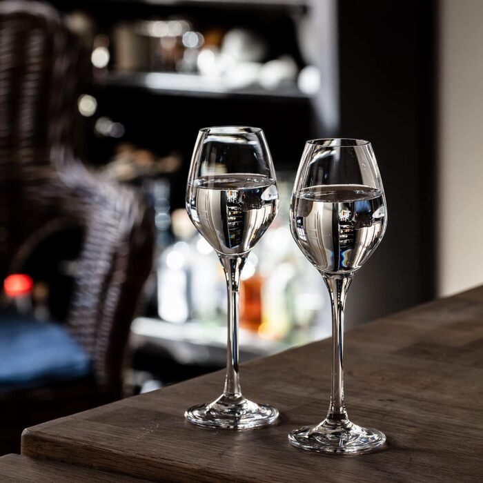 Набір келихів для шампанського Krosno Champagnergläser Set (6 шт.) 210 мл, Splendour, скло без свинцю, елегантний дизайн, для шампанського, просекко, святкові події