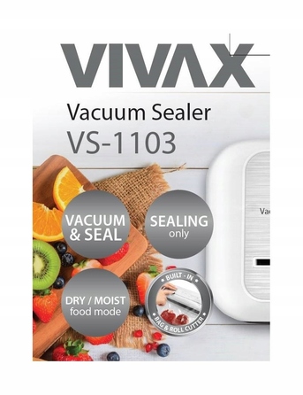 Вакууматор Vivax VS-1103, білий