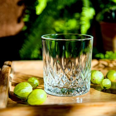 Набір келихів для віскі Glasmark KROSNO 1992, 6 шт, 280 мл, для коньяку, рому, джину, коктейлів, прозорі, низькі, для посудомийної машини