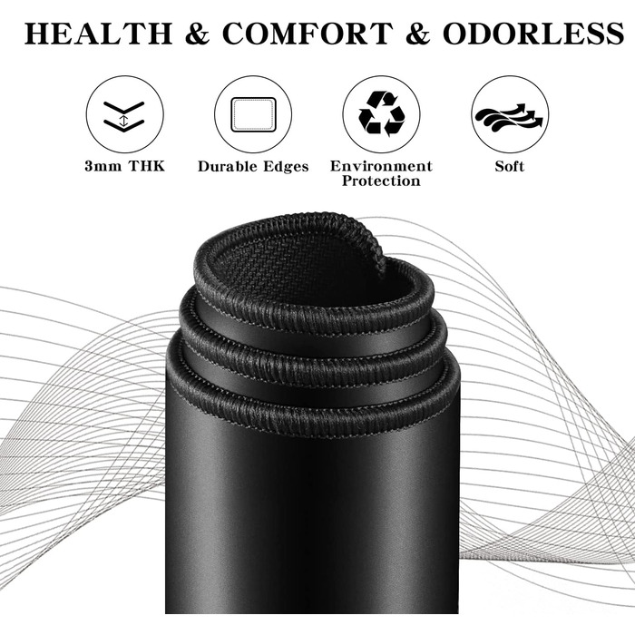 Килимок для миші ігровий RGB 800x300mm XXL, великий, з підсвічуванням 14 режимів, 7 LED кольорів, вологостійкий, антиковзкий, для комп'ютера PC, професійний, чорний