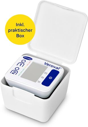 Вимірювач артеріального тиску Veroval Compact на зап'ясті - точний та швидкий, клінічно перевірений, визначає порушення серцевого ритму