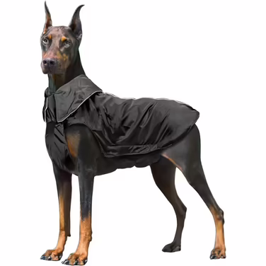 IREENUO dog coat, waterproof, XL, black