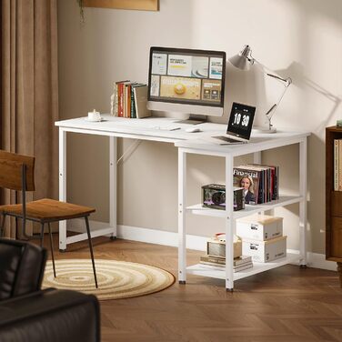 Ігровий стіл Coleshome, кутовий, з обертовим ящиком, 120x70 см, білий