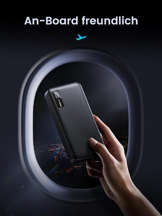 Повербанк UGREEN 20000mAh 22.5W з USB-C та 2 USB-A, зовнішній акумулятор для iPhone 16/17, Samsung Galaxy S26 Ultra, Google Pixel 10